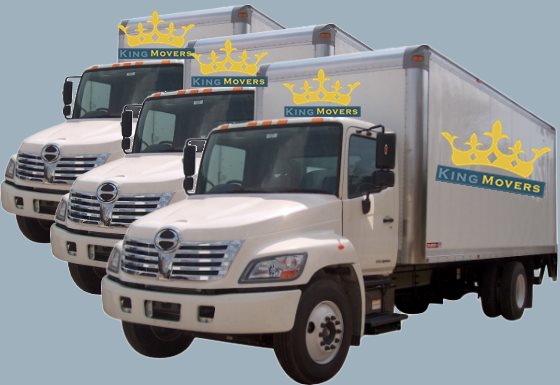King Movers trucks